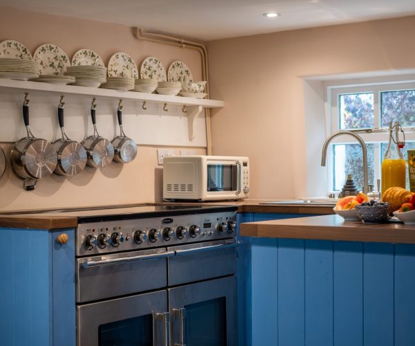 Self-catering kitchen Low Longmire Cottage, Oxen Park, Cumbria