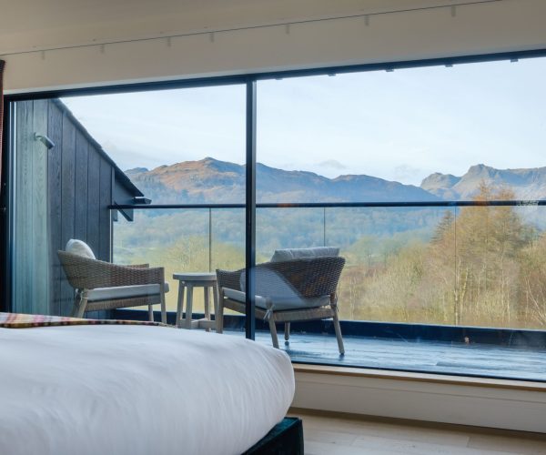 Carr Crag Cottage - Master Suite Balcony & Views