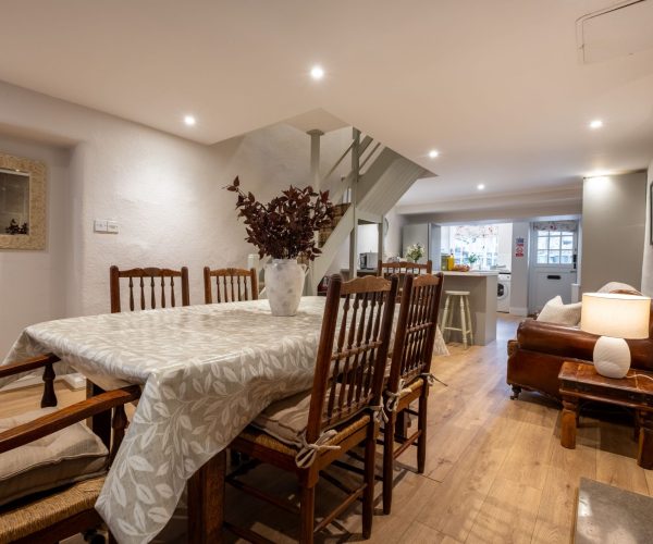 Gather around the table for family dinners in this comfortable Lake District cottage.
