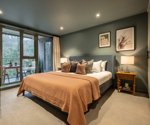 34 Ironworks Backbarrow luxury Lake District apartment balcony view