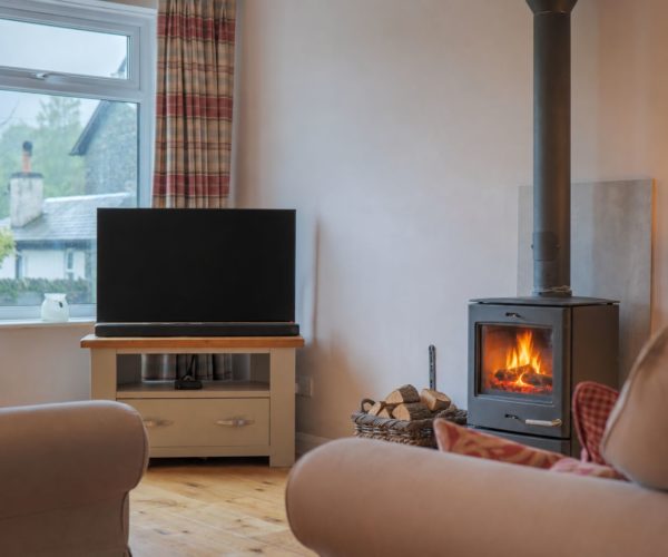 Number One Chapel Stile & Langdale Holiday Cottage Log Burner