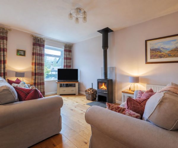 Number One Chapel Stile & Langdale Holiday Cottage Log Burner