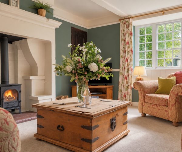 Roger Ground House Cosy Wood Burning Stove and Period Features