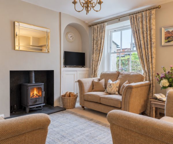 Comfortable sofas and inviting interiors in this dog friendly Lake District cottage